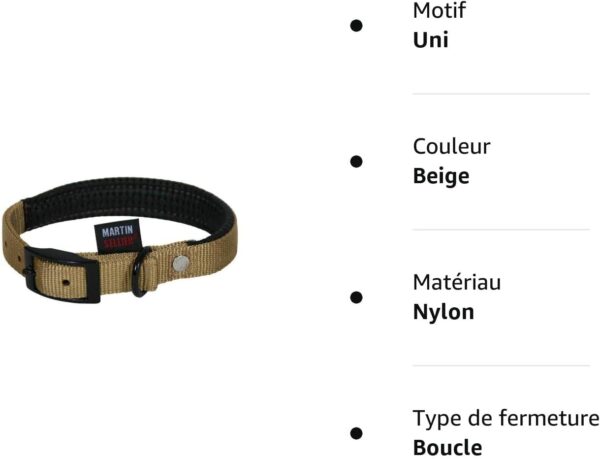 Collier Confort Martin Sellier pour chien – Image 3