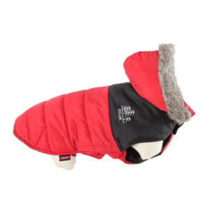 Manteau pour chien Mountain à capuche Rouge Bobby