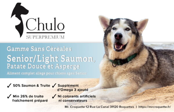 Chulo Senior / Light Grain Free Saumon Sans céréales pour chien