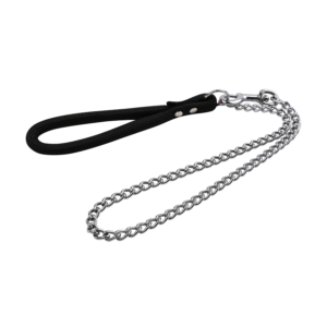 Laisse METAL corde forte 1m pour chien - Noir