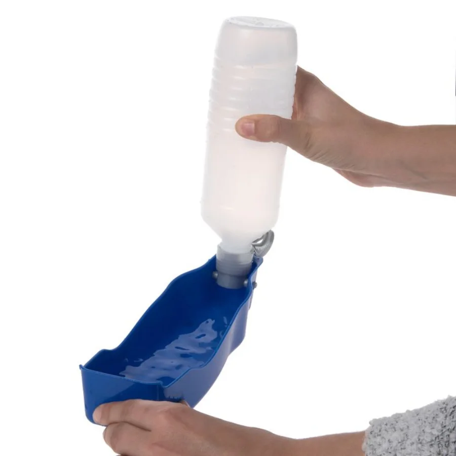 Gourde de voyage 500 mL avec écuelle pour chien et chat – Image 4