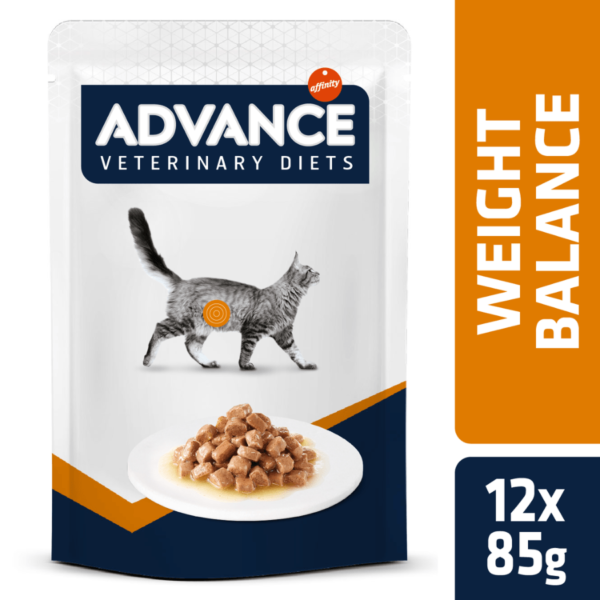 Boite Advance Vet Chat Pochons Weight Balance 85G (Boite De 12) – Image 2