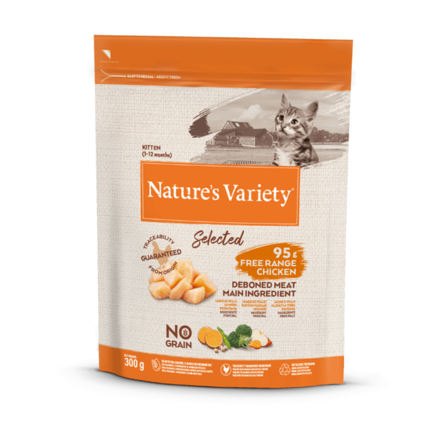 NV chat Selected chaton poulet 300g