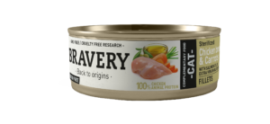 BRAVERY Pâtée Poulet et Carotte pour chat stérilisé