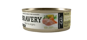 Boîte de pâtée BRAVERY Poulet et Carotte pour chat stérilisé