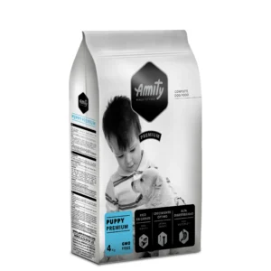 Paquet de croquettes Amity Premium Puppy pour Chiot au format 4 kg