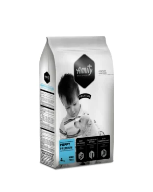 Paquet de croquettes Amity Premium Puppy pour Chiot au format 4 kg