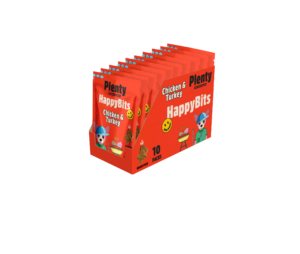 Pack de friandises Plenty Happy Bits poulet et dinde pour chien