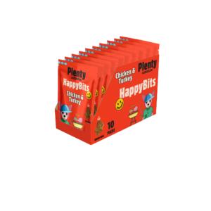Pack de friandises Plenty Happy Bits poulet et dinde pour chien