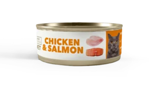 Boîte de pâtée pour chat Amity Super Premium poulet et saumon