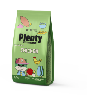 Croquettes Plenty poulet pour chat 1.5 kg