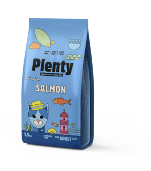 Croquettes Plenty saumon pour chat stérilisé 1.5 kg